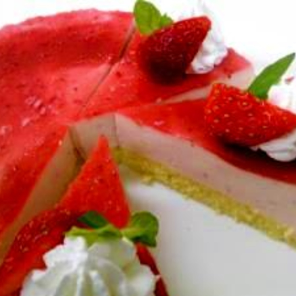 マーブル模様がかわいい いちごババロアケーキ レシピ 作り方 By Piyo18 楽天レシピ